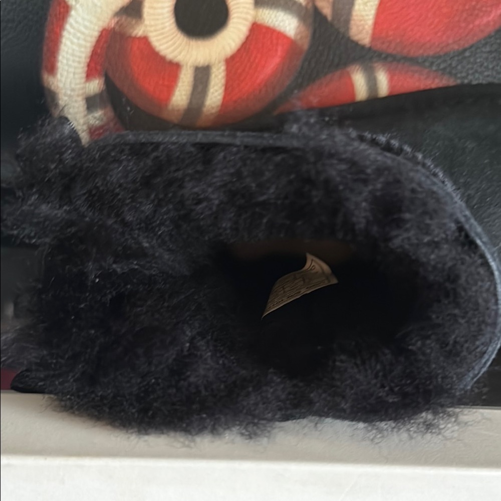 UGG Kids Black Boots - Picture 6 of 7